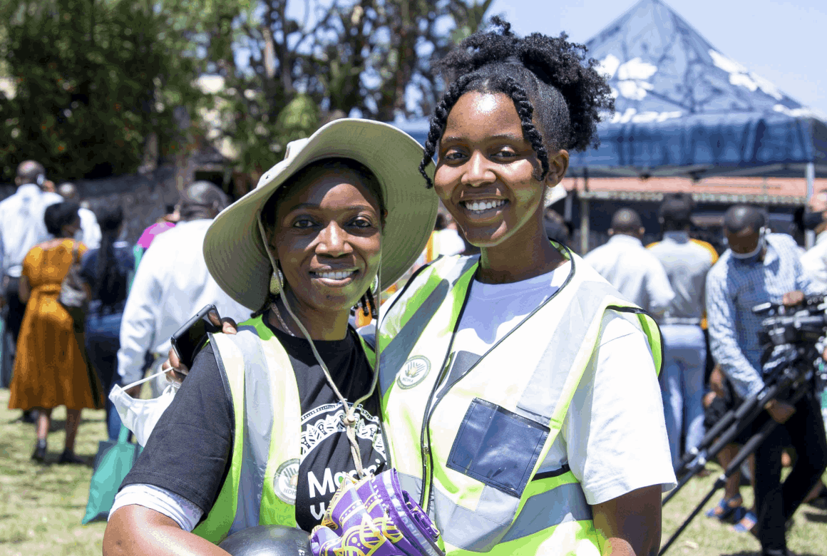Celiwe Dlamini and Lwandle Dlamini of RISE at the Umgcini we Sive Campaign Launch