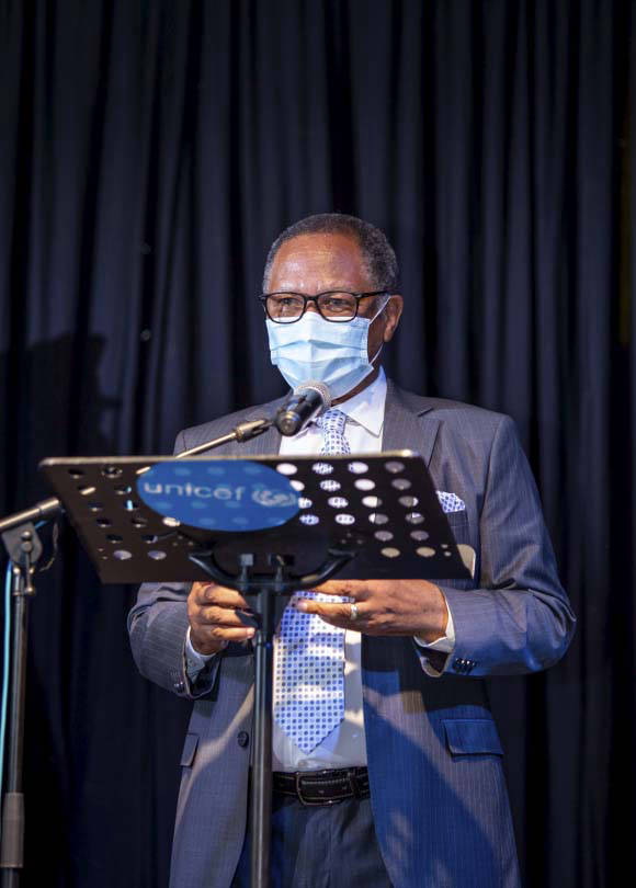 His Excellency,  Honourable Deputy Prime Minister, Mr. Thamba Masuku At Mcgini we Sive Campaign Launch